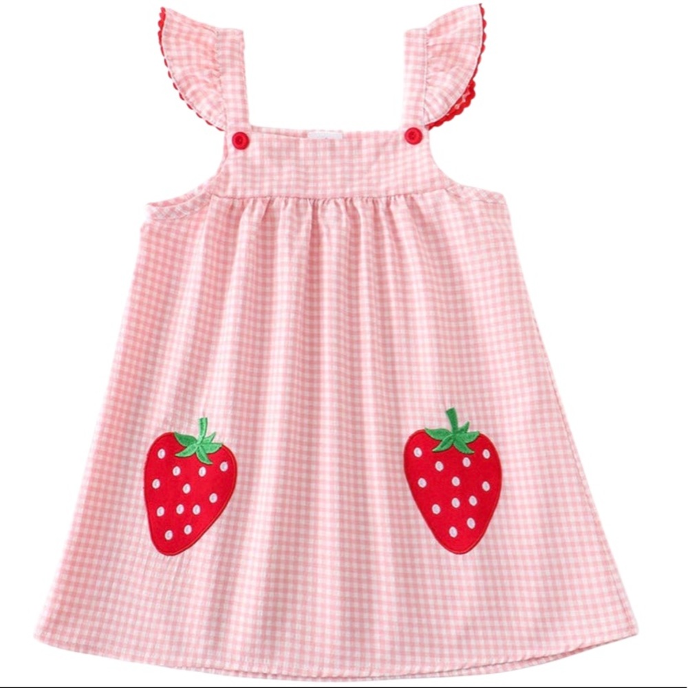 Plaid Strawberry Dress